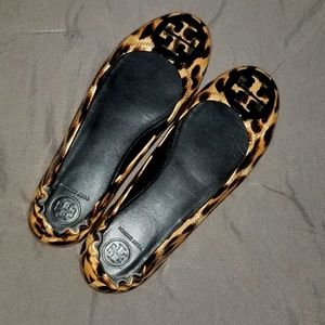 Tory Burch Leopard Print Minnie Ballet Flats